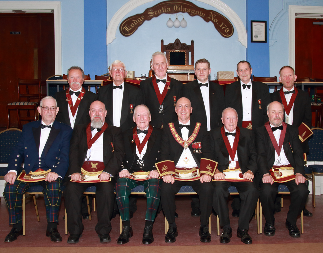 Lodge members group photo